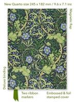 Opakowanie Notatnik quatro linia TW Wodorosty William Morris