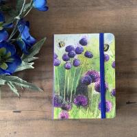 Opakowanie Notatnik z gumką A6 SCN20 Kwiaty czosnku