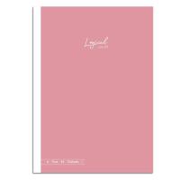 Opakowanie Notatnik z naklejkami B5 linia 7mm różowy