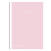 Opakowanie Notatnik z naklejkami B5 linia 7mm różowy