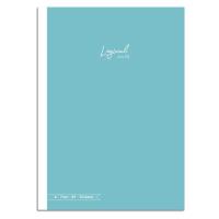 Opakowanie Notatnik z naklejkami B5 linia 7mm zielonkawy