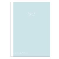 Opakowanie Notatnik z naklejkami B5 linia 7mm zielonkawy