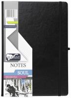 Notes A4 Soul kratka czarny. Wydawca: ELEFANT. SmakLiter.pl Opakowanie Notes A4 Soul kratka czarny