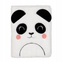 Opakowanie Notes A5/80K kratka Panda pluszowy