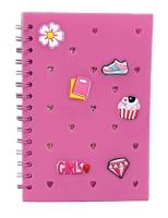 Opakowanie Notes A5/80K z wpinkami różowy STnux