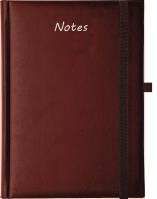 Opakowanie Notes A5 Albit z gumką kratka brązowy