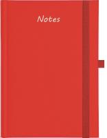 Opakowanie Notes A5 Albit z gumką kratka czerowny