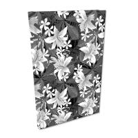 Notes A5 kratka Soft Touch Hibiskus BW. Wydawca: EV-Corp. SmakLiter.pl Opakowanie Notes A5 kratka Soft Touch Hibiskus BW