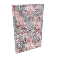 Opakowanie Notes A5 kratka Soft Touch Paisley szare