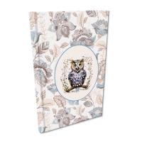 Opakowanie Notes A5 kratka Soft Touch Sowa