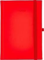 Opakowanie Notes A5 kratka Vivella z gumką czerwony