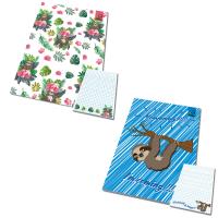 Notes A6 kratka z poddrukiem BFF Leniwce 10 szt.mix. Wydawca: EV-Corp. SmakLiter.pl Opakowanie Notes A6 kratka z poddrukiem BFF Leniwce 10 szt.mix