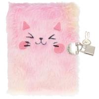 Opakowanie Notes A6 pluszowy zamykany Cat