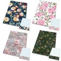 Opakowanie Notes A6 poddruk Kwiaty i paisley (10szt)