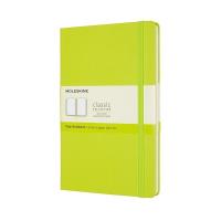 Notes Classic L 13x21 gładki 240str TW lemon green. Wydawca: Moleskine. SmakLiter.pl Opakowanie Notes Classic L 13x21 gładki 240str TW lemon green