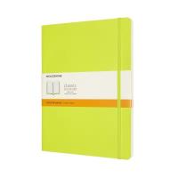 Notes Classic XL 19x25 linia 192str BR lemon green. Wydawca: Moleskine. SmakLiter.pl Opakowanie Notes Classic XL 19x25 linia 192str BR lemon green
