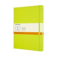 Notes Classic XL 19x25 linia 192str TW lemon green. Wydawca: Moleskine. SmakLiter.pl Opakowanie Notes Classic XL 19x25 linia 192str TW lemon green