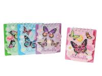 Opakowanie Notes na spirali Motyl MIX