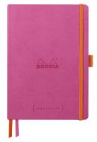 Opakowanie Notes Rhodia Rhodiarama Goalbook fuchsia  A5 - kropki - Softcover