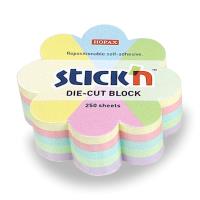 Opakowanie Notes samoprzylepny kwiatek Maped Stick'n 67x67mm pastel mix 250k