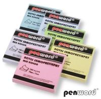 Opakowanie Notes samoprzylepny pastel mix 75x75mm 100K