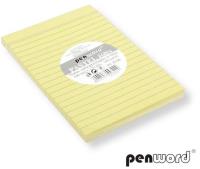 Opakowanie Notes samoprzylepny w linię pastel 100x150mm 100K