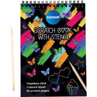 Notes wydrapywanka z patyczkiem 89637. Wydawca: Centrum. SmakLiter.pl Opakowanie Notes wydrapywanka z patyczkiem 89637