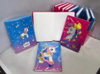 Notes z jednorożcem MIX. Wydawca: ADAR. SmakLiter.pl Opakowanie Notes z jednorożcem MIX