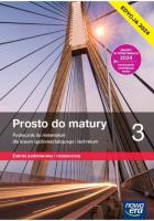 Nowa matematyka prosto do matury podręcznik klasa 3 liceum i technikum zakres podstawowy i rozszerzony EDYCJA 2024. Autor: Belka Krzysztof, Antek Maciej, Grabowski Piotr. SmakLiter.pl Okładka książki Nowa matematyka prosto do matury podręcznik klasa 3 liceum i technikum zakres podstawowy i rozszerzony EDYCJA 2024