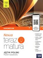 Nowa Teraz matura Język polski. Vademecum ZR. Autor: Hanna Moszczeńska, Marianna Gutowska, Zofia Kołos. SmakLiter.pl Okładka książki Nowa Teraz matura Język polski. Vademecum ZR