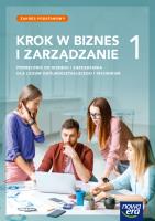 Nowe Biznes i zarządzanie KROK W BIZNES I ZARZĄDZANIE podręcznik 1 liceum i technikum zakres podstawowy. Autor: Makieła Zbigniew, Rachwał Tomasz. SmakLiter.pl Okładka książki Nowe Biznes i zarządzanie KROK W BIZNES I ZARZĄDZANIE podręcznik 1 liceum i technikum zakres podstawowy