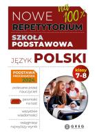 Nowe Repetytorium SP Język polski kl 7-8. Autor:   Praca zbiorowa. SmakLiter.pl Okładka książki Nowe Repetytorium SP Język polski kl 7-8