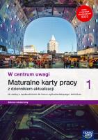Nowe wiedza o społeczeństwie W centrum uwagi karty pracy maturalne 1 liceum i technikum zakres rozszerzony. Autor:   Praca zbiorowa. SmakLiter.pl Okładka książki Nowe wiedza o społeczeństwie W centrum uwagi karty pracy maturalne 1 liceum i technikum zakres rozszerzony