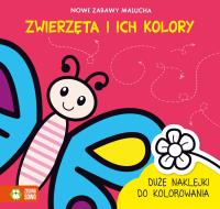 Nowe zabawy malucha. Zwierzęta i ich kolory. Autor: Dudkowska Rita. SmakLiter.pl Okładka książki Nowe zabawy malucha. Zwierzęta i ich kolory