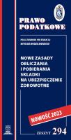 Okładka książki Nowe zasady obliczania i pobierania składki na ubezpieczenie zdrowotne