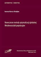 Nowoczesne metody optymalizacji globalnej.. Autor: Karcz-Dulęba Iwona. SmakLiter.pl Okładka książki Nowoczesne metody optymalizacji globalnej.