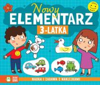Nowy elementarz 3-latka. Nowy elementarz. Autor: Elżbieta Pietruczuk-Bogucka. SmakLiter.pl Okładka książki Nowy elementarz 3-latka. Nowy elementarz