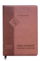 Okładka książki Nowy Testament NPD róż wenecki z paginatorami