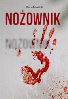 Nożownik. Autor: Radwański Marcin. SmakLiter.pl Okładka książki Nożownik