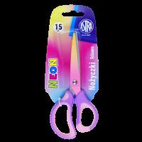 Opakowanie Nożyczki szkolne ergonomiczne Astrakids Neon 15 cm.