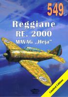 Nr 549 Reggiane RE. 2000. Autor: Janusz Ledwoch. SmakLiter.pl Okładka książki Nr 549 Reggiane RE. 2000