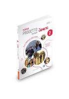 Nuovo Progetto italiano junior 2 pod + ćw + online. Autor: Bertoni Silvia, Nocchi Susanna. SmakLiter.pl Okładka książki Nuovo Progetto italiano junior 2 pod + ćw + online