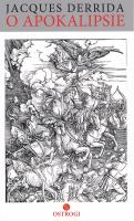 O apokalipsie. Autor: Derrida Jacques. SmakLiter.pl Okładka książki O apokalipsie