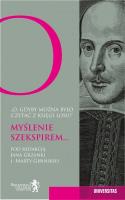 O gdyby można było czytać z księgi losu Myślenie Szekspirem.... Autor: Grzanka Jan, Marta Gibińska (redakcja). SmakLiter.pl Okładka książki O gdyby można było czytać z księgi losu Myślenie Szekspirem...