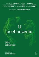 O pochodzeniu. Ujęcie historyczne. Autor: red. Grzegorz Malec. SmakLiter.pl Okładka książki O pochodzeniu. Ujęcie historyczne