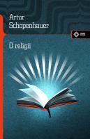 O religii. Autor: Schopenhauer Arthur. SmakLiter.pl Okładka książki O religii