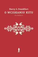 O wciskaniu kitu (On Bullshit) wyd. 2022. Autor: Harry Gordon Frankfurt. SmakLiter.pl Okładka książki O wciskaniu kitu (On Bullshit) wyd. 2022