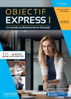 Objectif Express 1 A1/A2 3e ed podręcznik+online. Autor: Anne-Lyse Dubois, Sara Kaddani. SmakLiter.pl Okładka książki Objectif Express 1 A1/A2 3e ed podręcznik+online