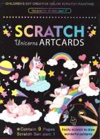 Opakowanie Obrazek do zdrapywania Jednorożce 9szt