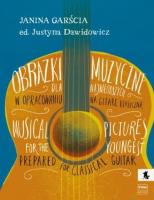 Obrazki muzyczne dla najmłodszych. Autor: Garścia Janina. SmakLiter.pl Okładka książki Obrazki muzyczne dla najmłodszych